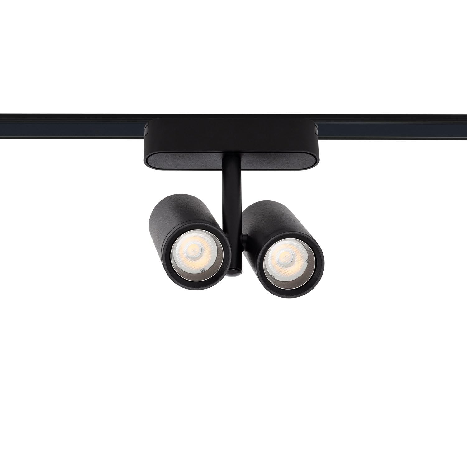 Spot LED sur Rail Magnétique 25 mm Super Slim Quartz 16W 48V Noir 4000K Bla