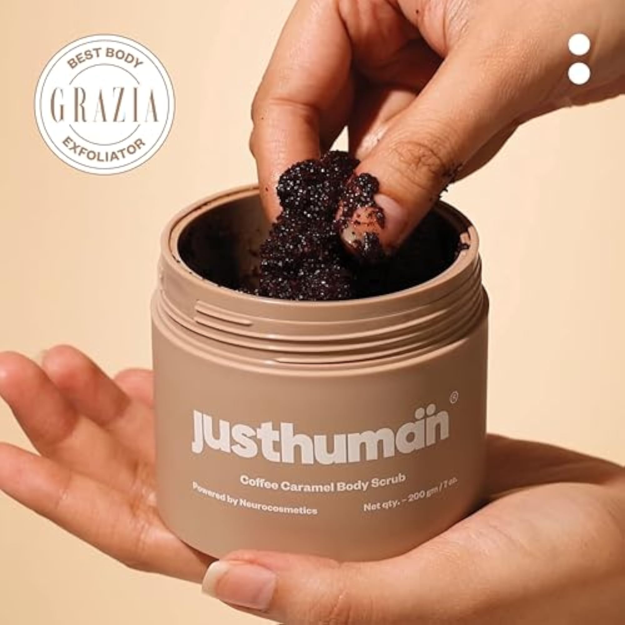 Coffee Caramel Body Scrub for Deep Cleansing and Hydration