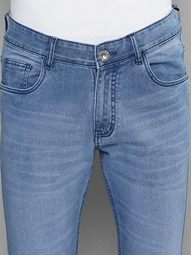 Image of Allen Cooper Slimmy Comfortable Mid Rise Denim Jeans for Men