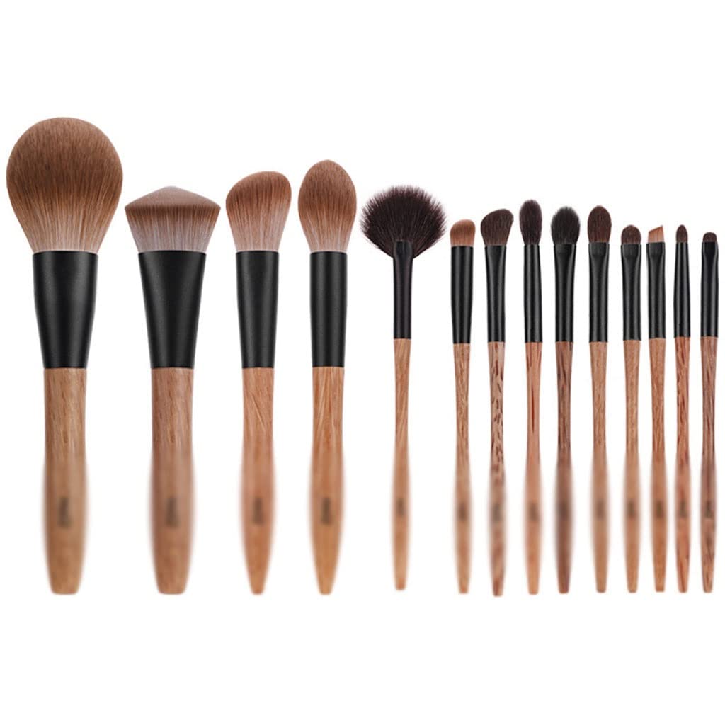 14 Make-up-Pinsel-Set, kompletter Pinselsatz, Rouge, Puder, Lidschatten, Pinsel, Beauty-Tools