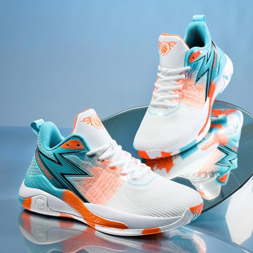 VAXAV Unisex Professional Outdoor Sports Sneakers High Top Basketball Athletic Running Tennis Shoes3