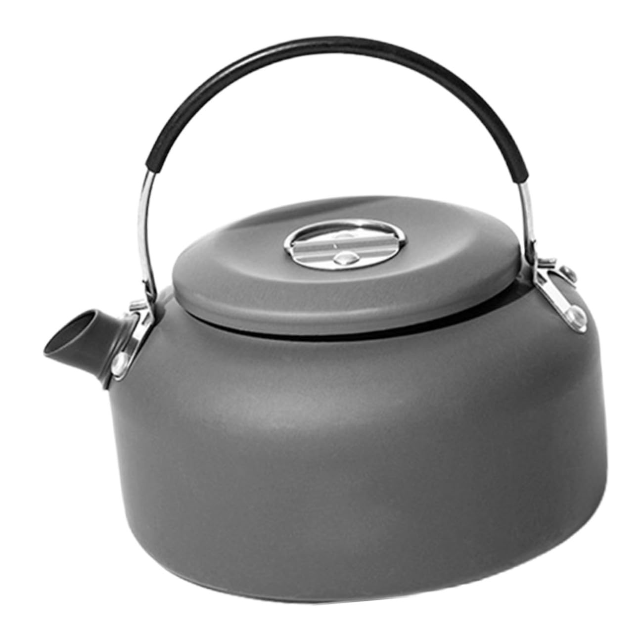 Bouilloire de camping légère en aluminium oxydé à haute performance thermique