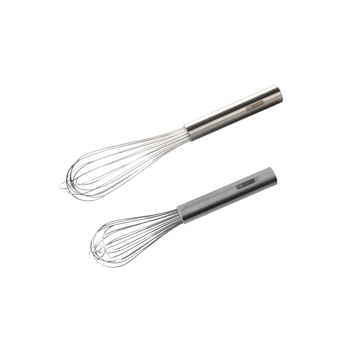 Fackelmann 2 x 25 cm and 30 cm Whisks for Cooking or Baking