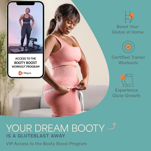 Lifepro Hip Thrust Machine for Athletes – Glute Workout Bench, Booty Builder, Sissy Squat Machine Home Gym – Glute Machine, Hip Thrust Bench, Booty Machine, Foldable & Durable