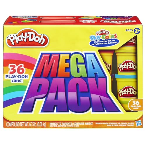 Pâte à modeler Play-Doh Mega Pack 36 pots de 84g couleurs assorties - 3
