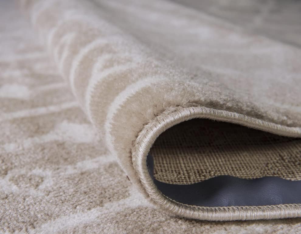 Miniatura 8 de Unique Loom Enrejado Marroquí Colección Trellis Geométrica Transicional BeigeMarfil Alfombra Área (10 pies 8 pulgadas x 16 pies 5 pulgadas)