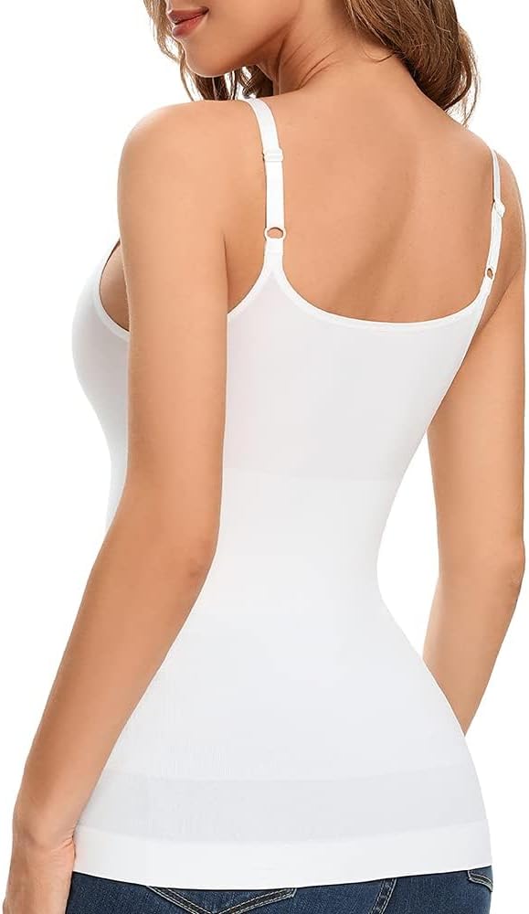 JOYSHAPER Shapewear Camisole for Women Tummy Control Shapewear Tank Top with Adjustable Spaghetti Strap Cami Tanks - Image 3