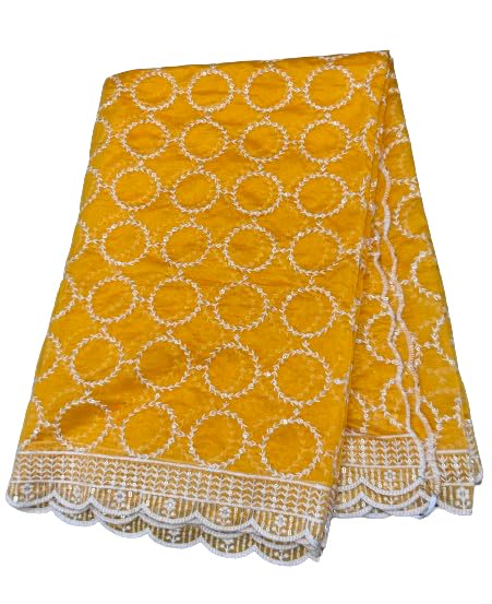 Embroidered Organza Dupatta Lightweight Sheer Shawl/Scarf/Wrap3