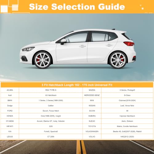 Image of GUNHYI 16 Layers Hatchback Car Cover Waterproof All Weather, Universal Fit vw Golf /Rabbit, Toyota Matrix /Corolla, Ford Focus, Mazda 3, Nissan Leaf, Subaru Impreza, Mini Clubman, Volvo V40 etc.