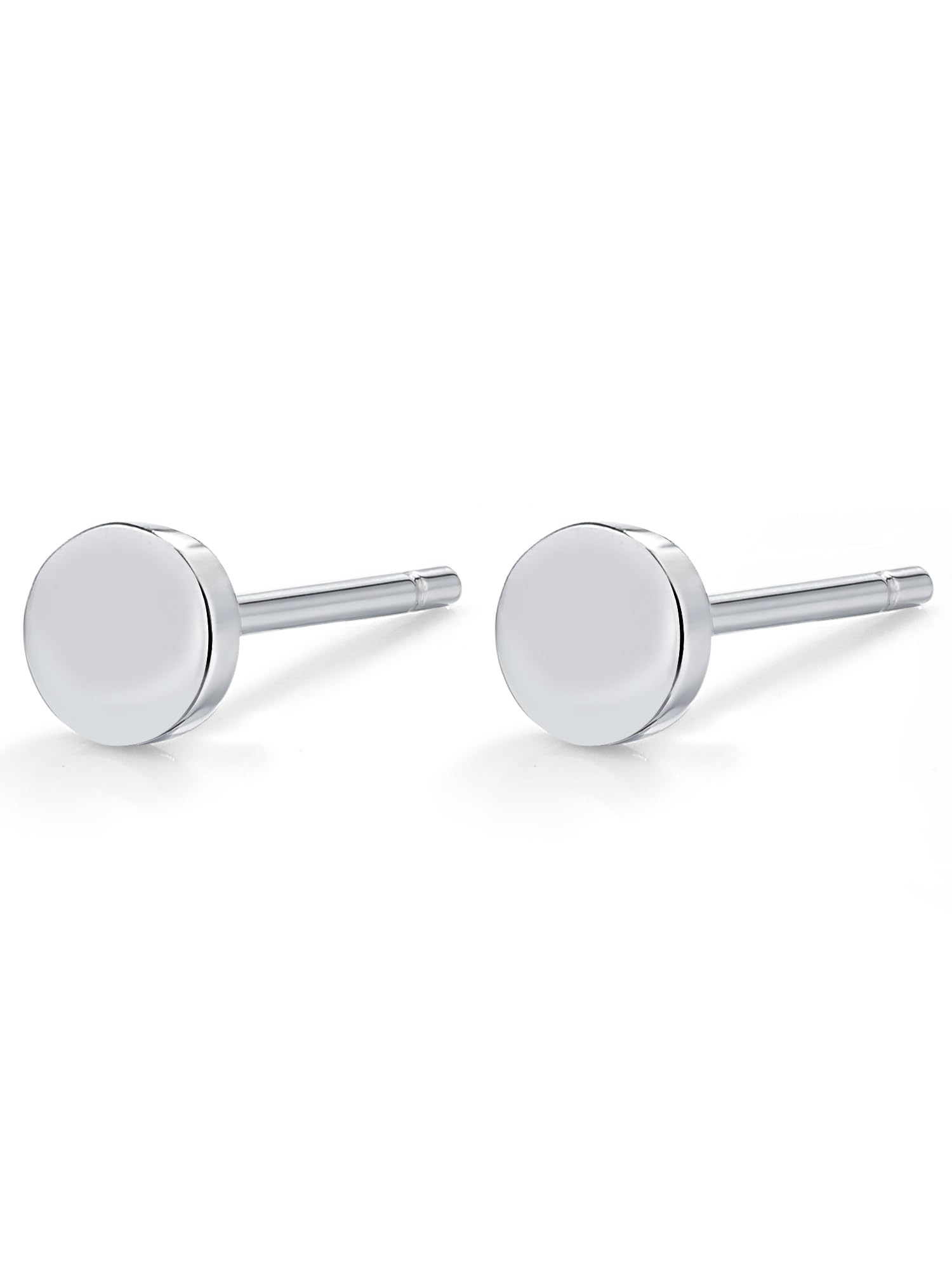 S925 Sterling Silver Earrings, Hypoallergenic Stud for Women &amp; Men