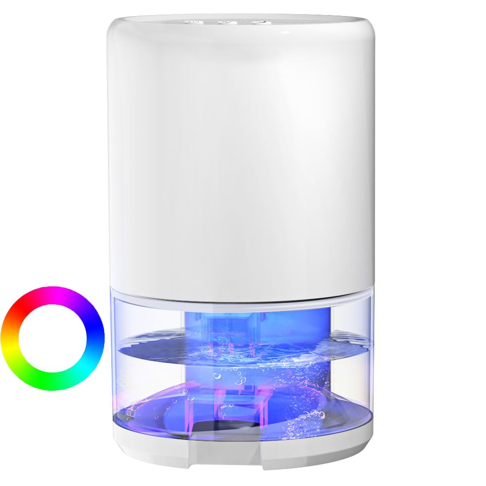 Déshumidificateur 1000ml portable pour maison et petite chambre