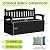 Greesum 80 Gallon Outdoor Storage Bench, Resin Patio Furniture with Armrest,Waterproof and UV-Resistant, Perfect to Garden, Poolside and Lawn, Dark Black
