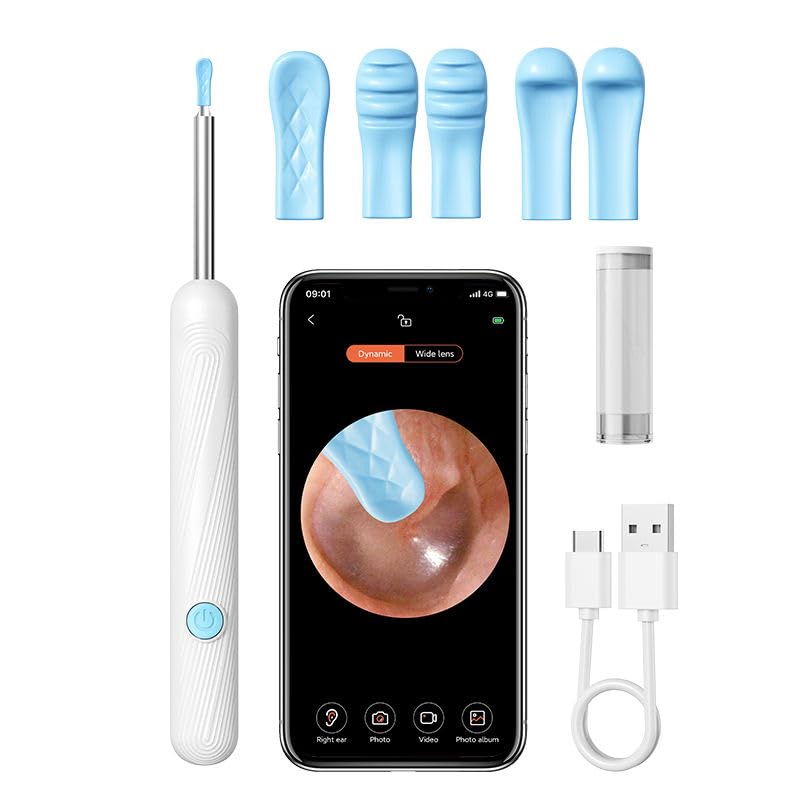 KYKHT Cleansify Ear Wax Removal Endoscope Otoscope | Support Android and IOS | 1080p HD Camera & Wi-Fi | Ultra-Fine 3.5mm Lens | Kids & Adults | Safe Ear Cleaning Tool (White)-image-29