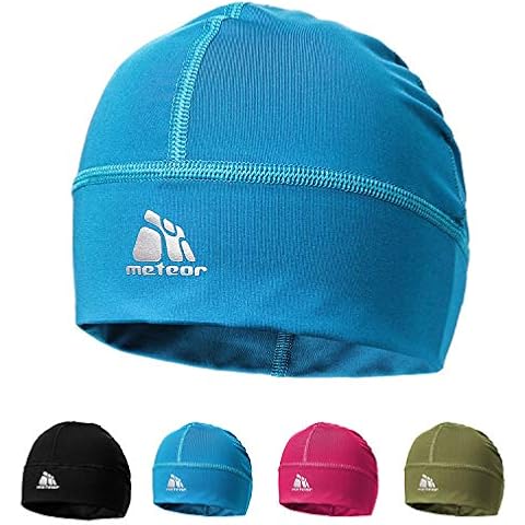 meteor Gorro Correr Esquí Ciclismo para Hombre y Mujer Gorra Debajo del Casco - Gorro para jóvenes y Adultos - Talla única Unisex Cover