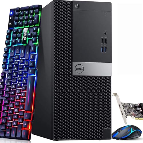 Dell Gaming Tower Desktop PC – Intel Core i5-7500 7th Gen 3.4GHz – 16GB DDR4 RAM – 256GB SSD...
