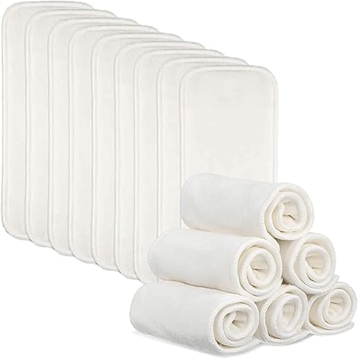 Happykid 8-Layer Cloth Diaper Pad Inserts (Pack of 9)