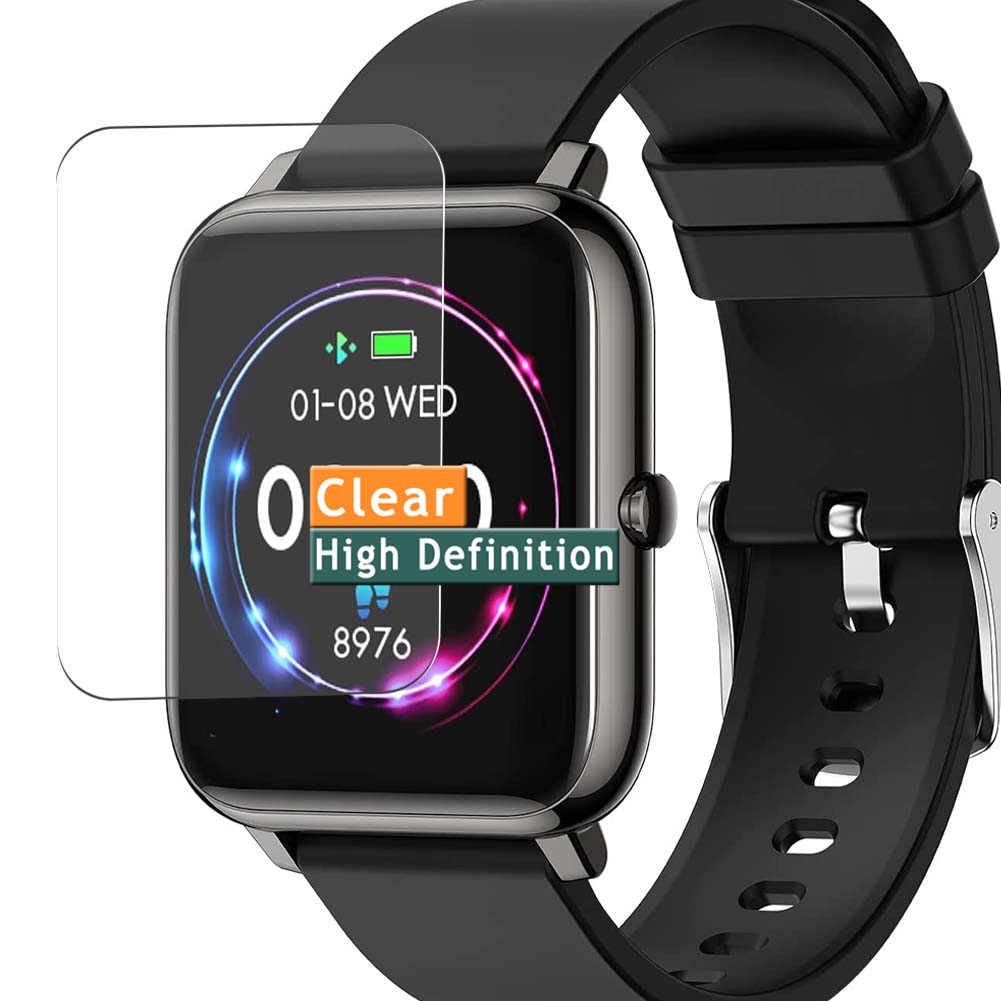 Vaxson 3-Pack Screen Protector, compatible with ZealBoom P22 P22D 1.4" Smartwatch smart watch TPU Film Protectors Sticker [ Not Tempered Glass ]