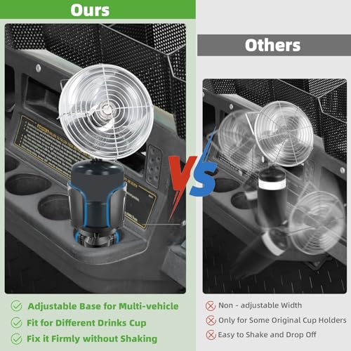 Support de chauffage au propane Roykaw robuste au design universel pour voiturette