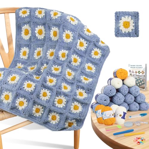 Coopay Crochet Starter Kit - Beginner's Blanket &...