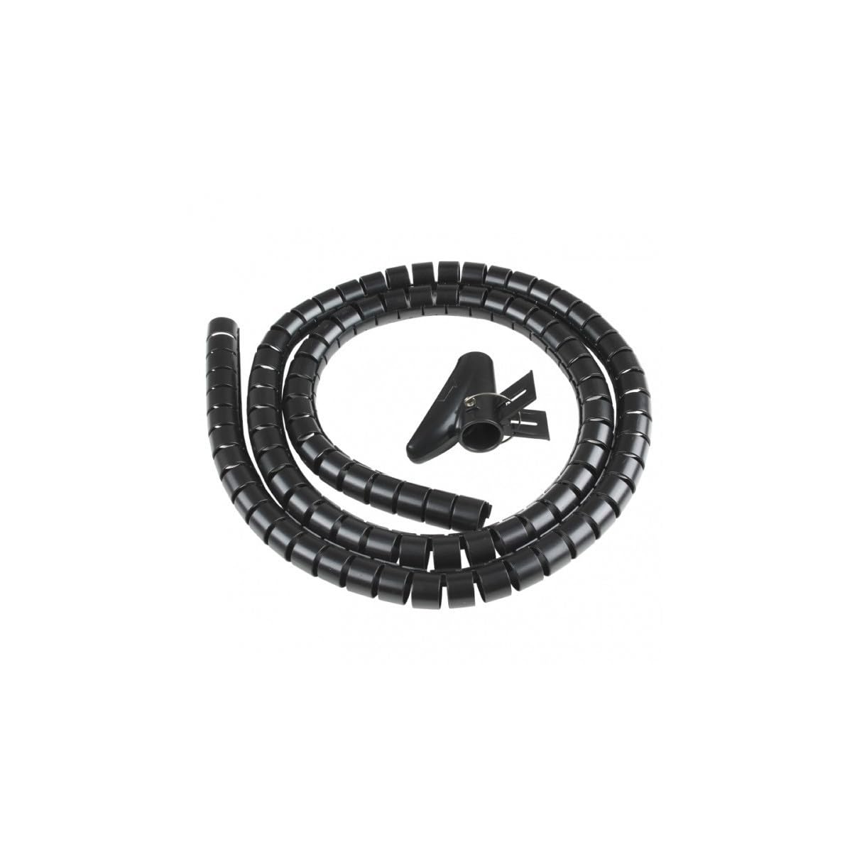 Spirale Avvolgi Cavo VulTech SN21505 - 1.5m, Nero, Per Organizzare Cavi Di PC E TV - Foto 6