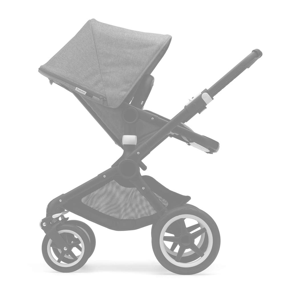 Cubre Cesta para Bugaboo Fox 3 | Tapa Cestilla de Compras | Impermeable | Gran Volumen al no tener cremalleras | Permite Plegado | POLIPIEL NEGRA