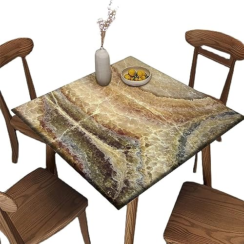 Elastic Tablecloth Square Fits Tables up to 36