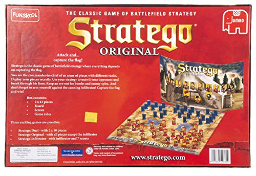Image of Funskool Games - Strike 4, Classic disc Dropping Game + Strategy Board Game, The Classic Game of battlefeild Strategy