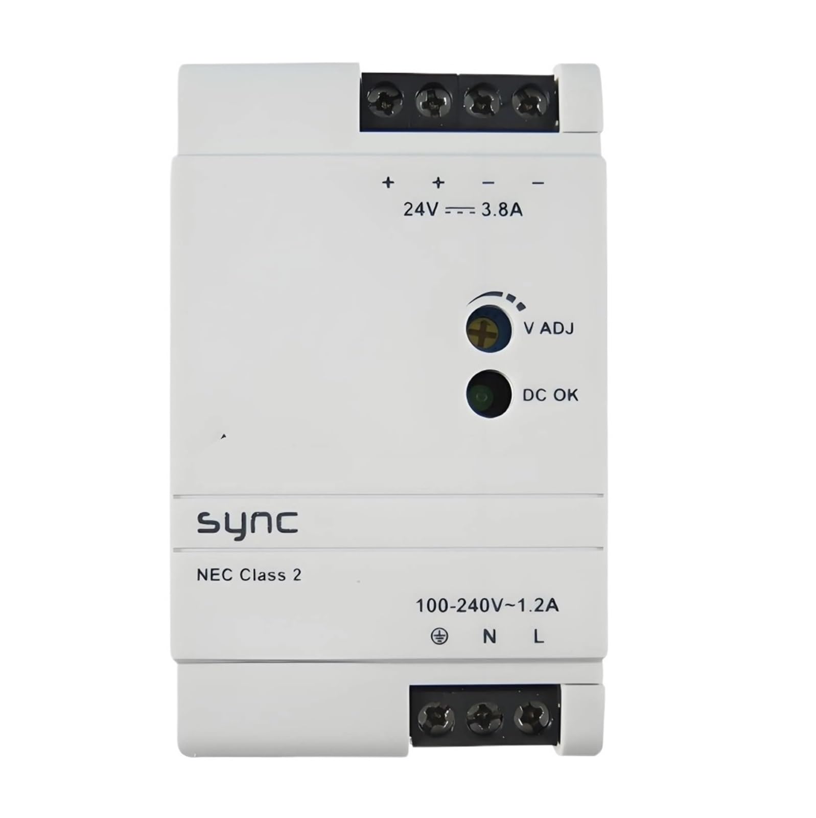 Alimentation à découpage DRS-24V100W1AZ 24V pour rail DIN industriel