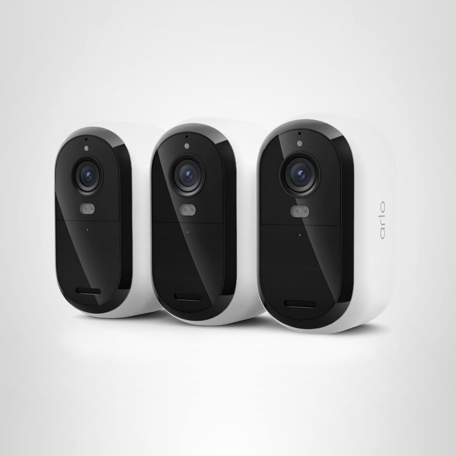 Arlo Essential 3 HD PTZ Überwachungskamera Aussen WLAN, 1080p Video, Farbnachtsicht, 360º Schwenkbar, Licht, Bewegungsmelder, Sirene, 2-Wege Audio, Smart Home, mit Secure Plan Testzeitraum, 2er Set