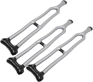 Cabilock 3pcs PVC Inflatable Crutches Inflatable Toy Inflatables for Kids Inflatable Walker PVC Inflatable Crutch Toy Blow up Walker Props Inflatable Crutch Inflates Toys PVC Balloons Grey