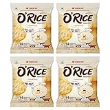 ORION Rice Cracker |O'Rice Cracker |Premium Baked Korean Snack, 4 x 14pc pack |Weekly snack pack | Healthy Rice Cakes