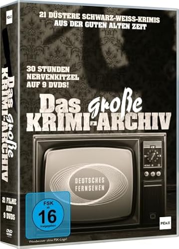 Bild: Das gro�e Krimi-Archiv / 22 spannende und d�stere Krimi Stra�enfeger - Meisterwerke der Kriminalgeschichte (Pidax Film-Klassiker) incl. Bonus Highlight Wolf like me [11 DVDs] [11 DVDs] f�r 39,50 EUR (-49%) statt 7,79 EUR bei amazon.de