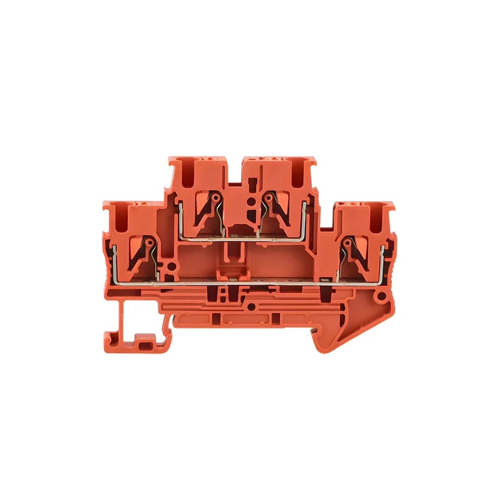 Bornier de rail DIN double couche pour éviter les pannes de serrage