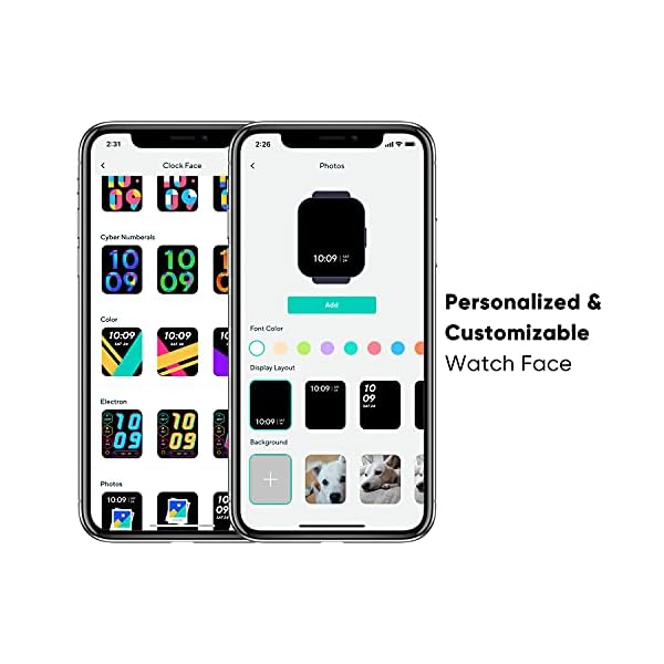 WYZE Smart Watch, Aluminum Smartwatch for Android Phones and iOS Phones IP68 Waterproof Fitness Tracker with Heart Rate/Blood Oxygen/Sleep/Menstrual Monitor Digital Watch (Watch 47MM)