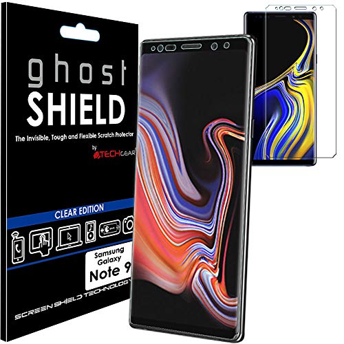 TECHGEAR Protection Écran pour Galaxy Note 9 [GhostSHIELD] - Film Souple en TPU avec Protection Totale de l'Écran Compatible Samsung Galaxy Note 9 [3D Bords Incurvés]