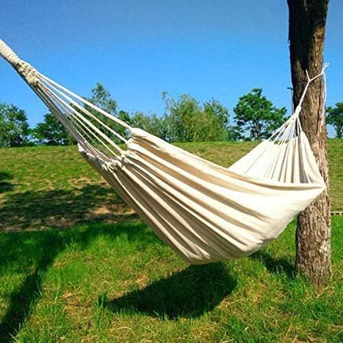 Double Hammock, Outdoor Anti-flip Design, Portable Camping Swing, Washable Canvas Material, Indoor and Outdoor Dual-use Hanging Bed