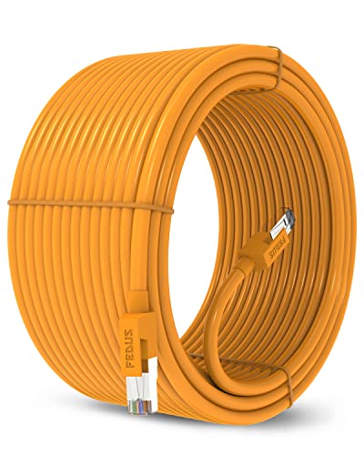 FEDUS Store FEDUS 30m Cat6 Ethernet Cable, Orange - Image 2