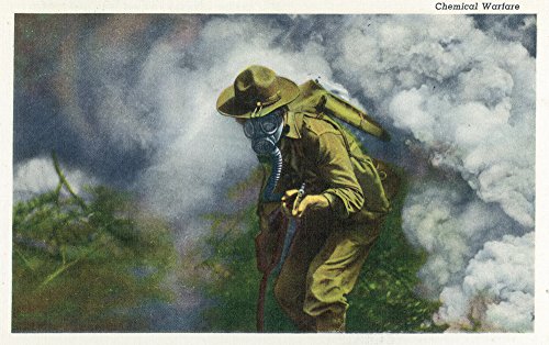 US Army - Soldier in Gas Mask; Chemical Warfare