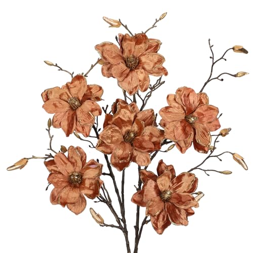 Arborus 3PCS Weihnachtsblumen für Vase Weihnachtsdeko Bronze...