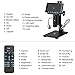 Koolertron 5 inch LCD 1080P Digital Microscope Wireless Remote Control Up to 560x Magnification with Adjustable Stand, USB/HDMI/AV Output Camera Video Recorder with 8 LED Adjustable Light Source