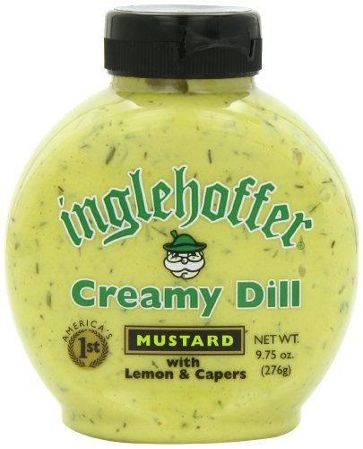 Inglehoffer Creamy Dill Mustard with Lemon & Capers, 9.75 Ounce Squeeze Bottle (Pack of 6) image 5
