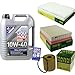 Produktbild Filter Set Inspektionspaket 5 Liter Liqui Moly Motoröl MoS2 Leichtlauf 10W-40 MANN-FILTER Innenraumfilter Luftfilter Ölfilter