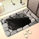 AVSMGP Alfombra Cloud Walk con Ilusión 3D, Disfruta La Máxima Suavidad con Nuestra Alfombra Forro Polar Dove- para Entrada, Baño,Escaleras,Sala Juegos Y El Salón,X,5'11'x7'10'/180x240cm