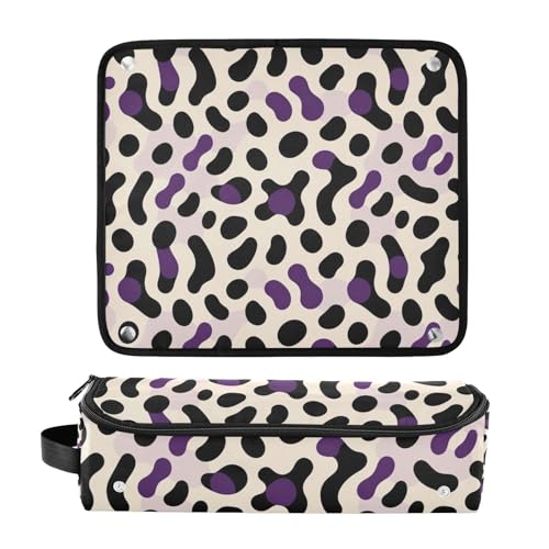 Organizador 2 en 1 para herramientas de cabello con tapete resistente al calor miniatura 3