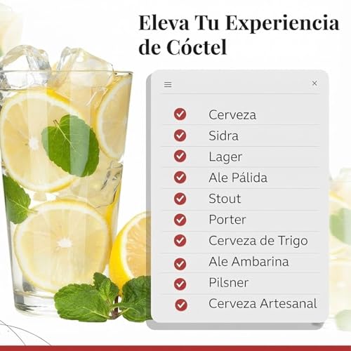 El Mejor Listado de Vaso mezclador de bar , listamos los 10 mejores. 21 Imagen adicional