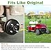10L0L 2 Pack Golf Cart Brake Drum Hub Assembly for EZGO-TXT 1991-Up 4 Cycle Gas Models, Replace OEM 21807-G1 21807G1 41843-94, Large Hole Rear Brake Drum Hub