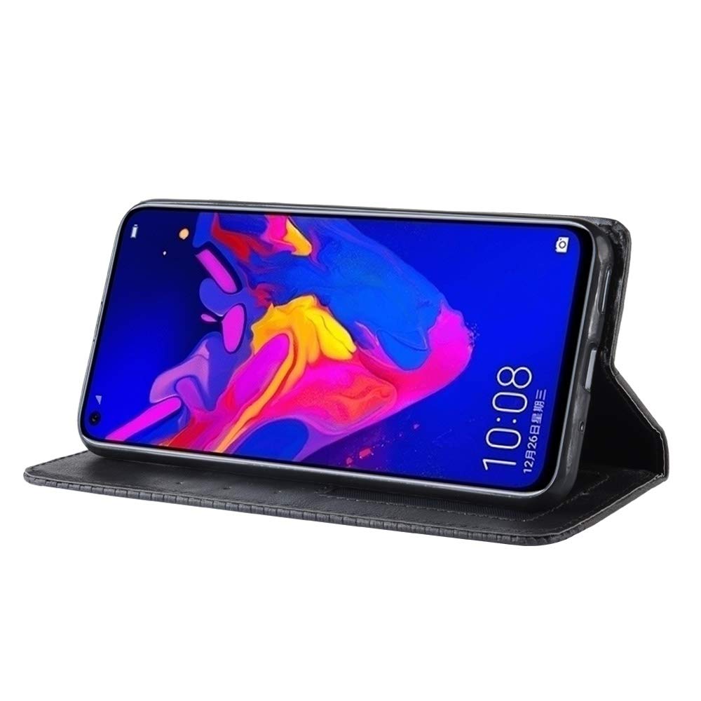 Jielangxin Cover per Huawei Honor View 20,Custodia in Pelle Custodia per Huawei Honor View 20 PCT-LX9 PCT-L29 Custodia Case Cover Black