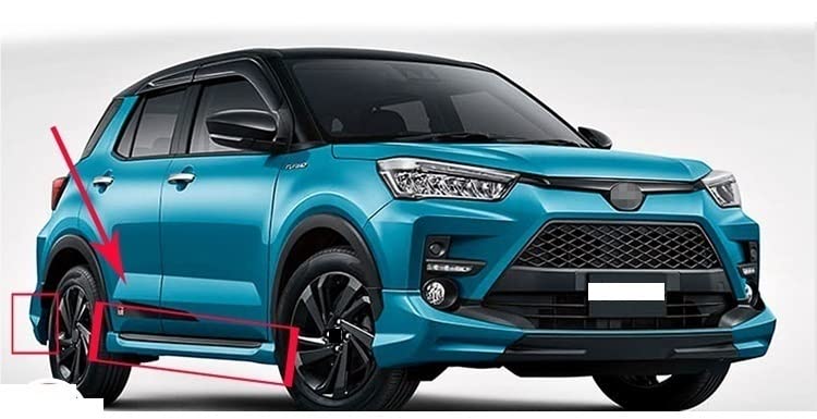 トヨタ ライズ マッドガード 穴あけ不要