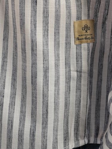 Image of Thomas Scott Men's | Stripes | Full Sleeve | Regular Fit | Linen Blend | Spread Collar | Casual Shirt