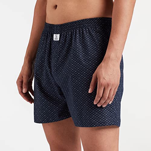Image of Longies Men's Cotton Printed Regular Boxer Shorts
